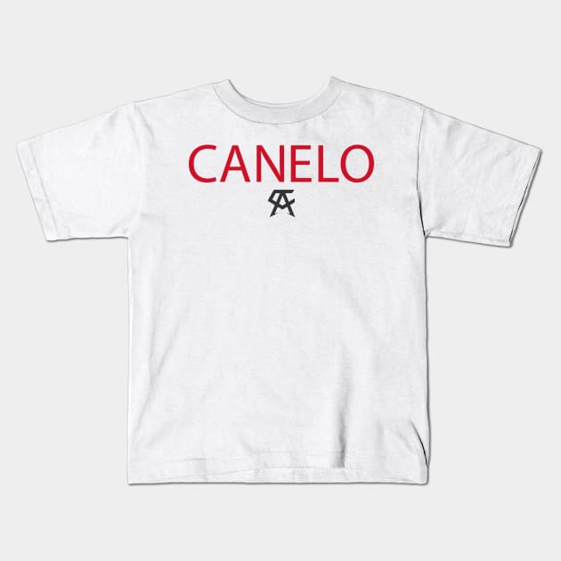 Canelo Alvarez Boxing Kids T-Shirt by cagerepubliq